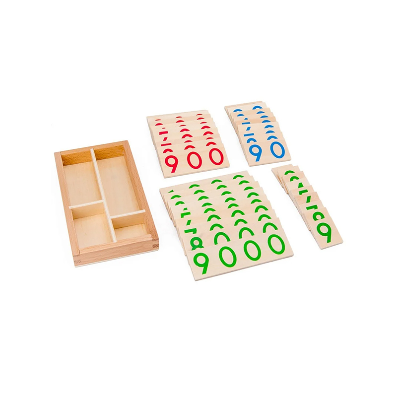 Set modular din lemn Montessori Numeracy