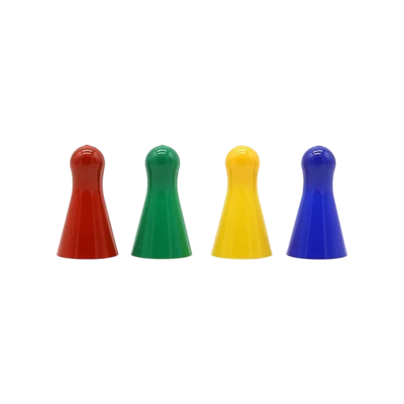 Pioni Ludo din plastic multicolor