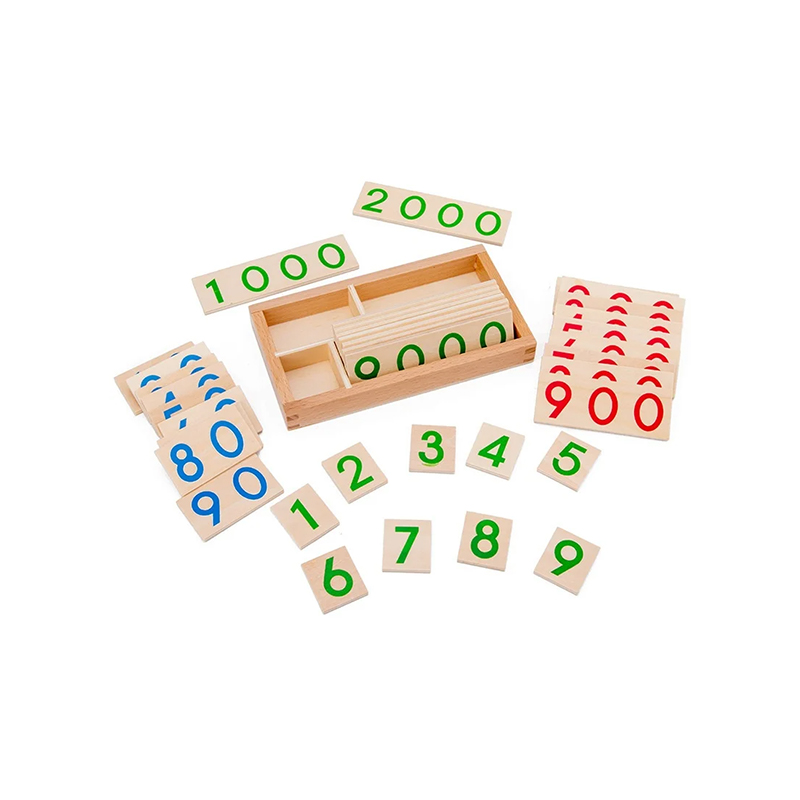 Set modular din lemn Montessori Numeracy
