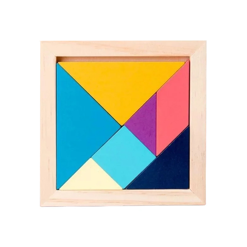 Set Montessori ColorWood Tangram