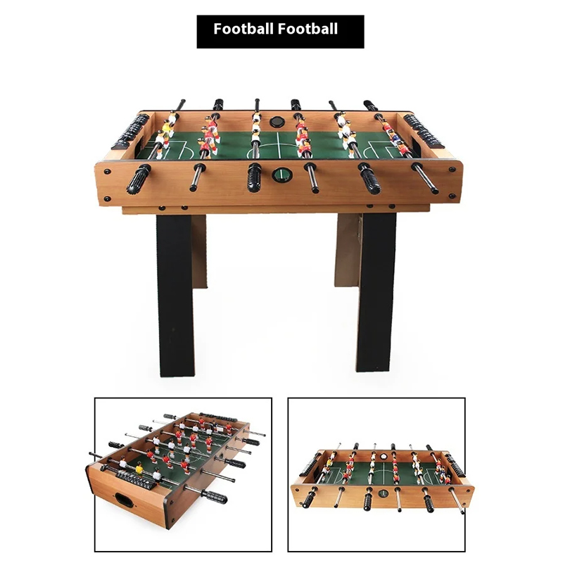 Masă multi-joc 4 în 1 cu fotbal de fotbal, hochei pe aer, tenis de masă și biliard