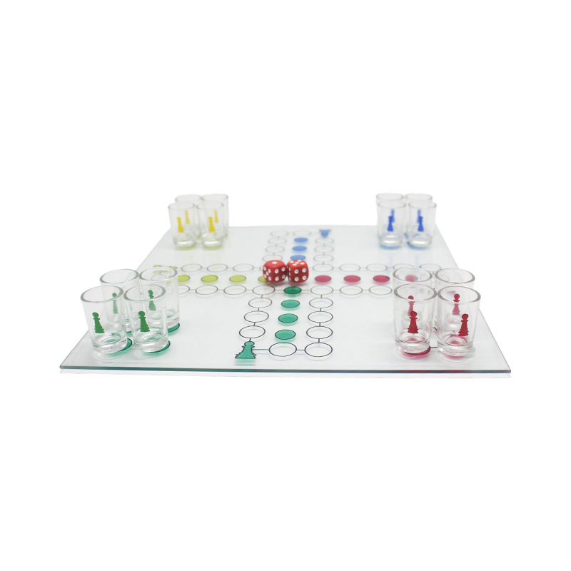 Set de jocuri de băut Crystal Ludo