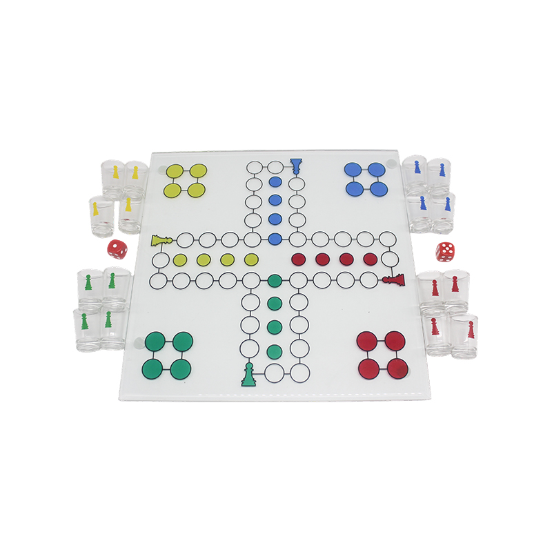 Set de jocuri de băut Crystal Ludo