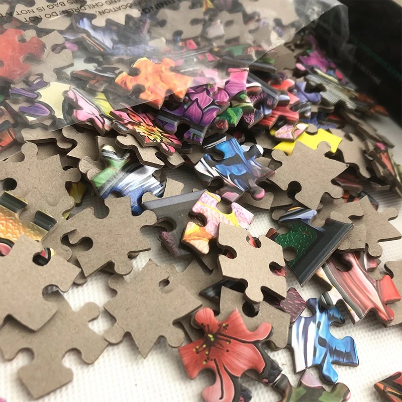 Set puzzle multicolor - Colecția de accesorii clasice pentru puzzle