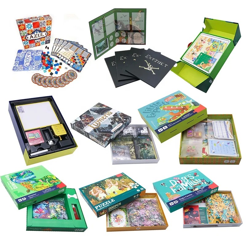 Colecție personalizată de jocuri de masă - Set de jocuri de familie cu mai multe teme