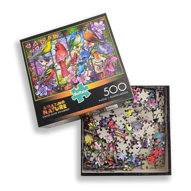 Set puzzle multicolor - Colecția de accesorii clasice pentru puzzle