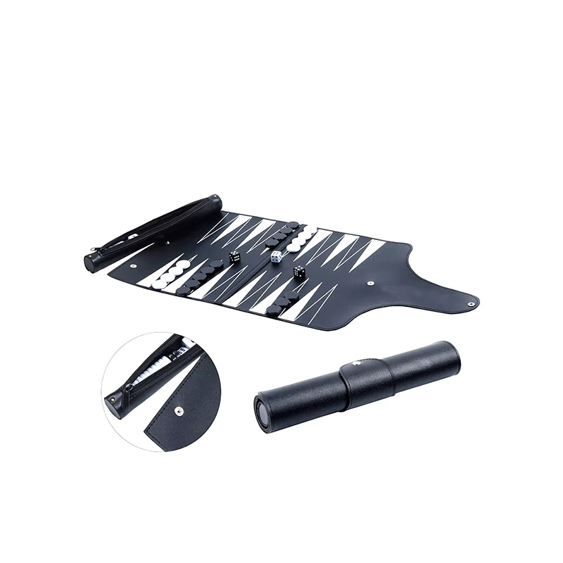 Set de table pliabil din piele - Eleganță portabilă pentru jocurile din mers