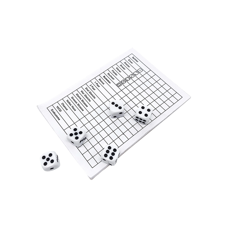 Clasic Dice Game Essentials Set de tablouri de bord YATZY