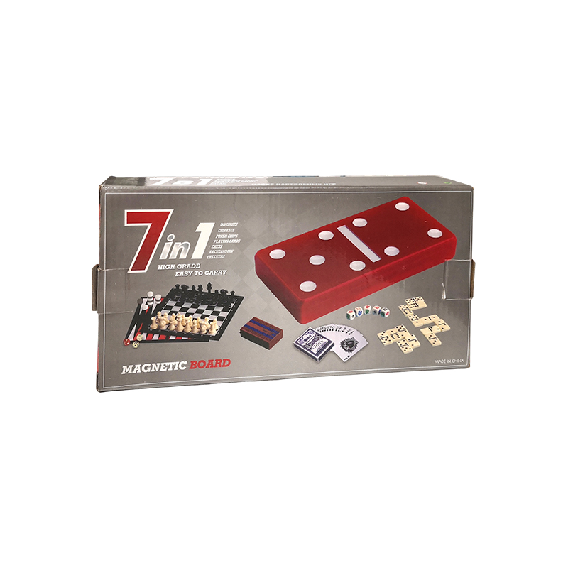 Red Polka-Dot Edition - Set combinat clasic de dominouri și cribbage