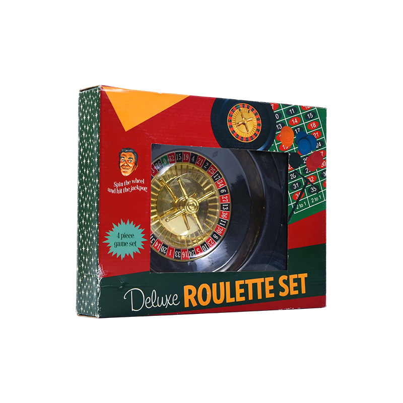 Set Ruletă Deluxe – Set de jocuri din 4 piese în ambalaj vibrant