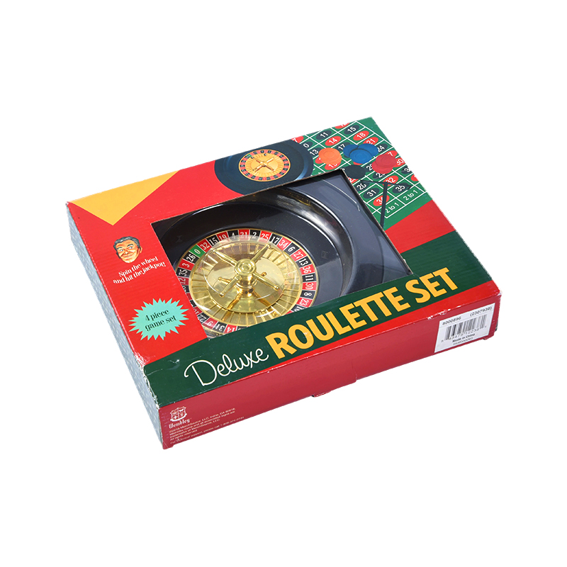 Set Ruletă Deluxe – Set de jocuri din 4 piese în ambalaj vibrant