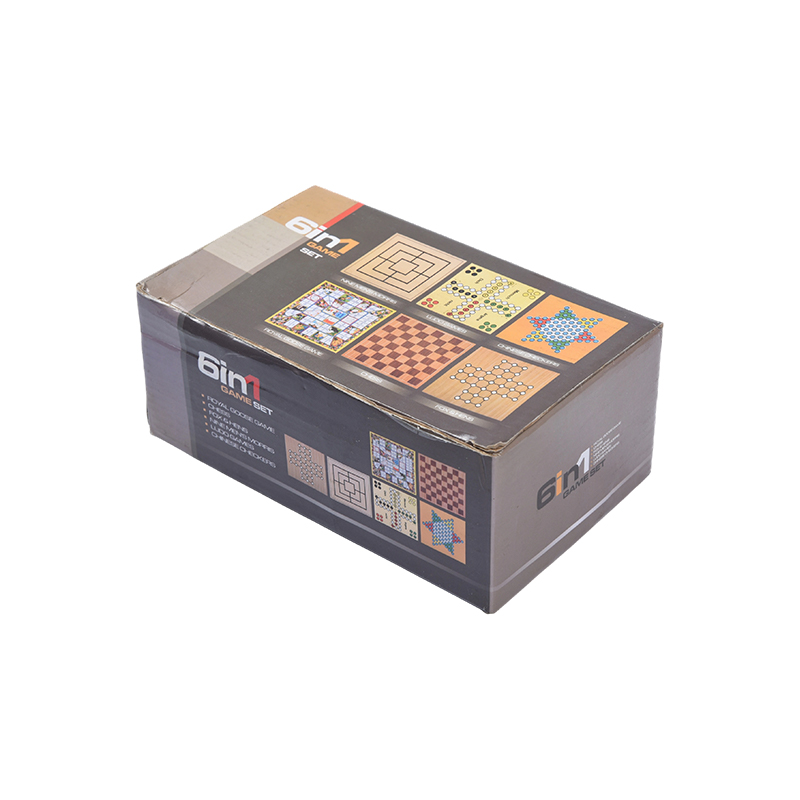 Carcasă portabilă 6-în-1 Set de jocuri cu tablă magnetică