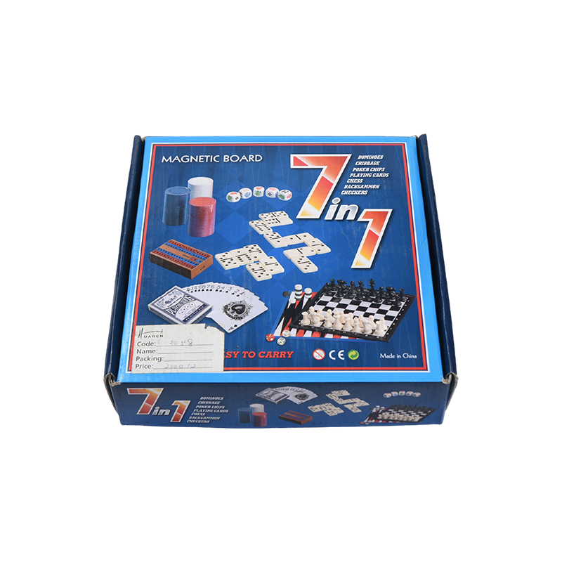 Portable Box Classic 7-în-1 Set de jocuri de masă