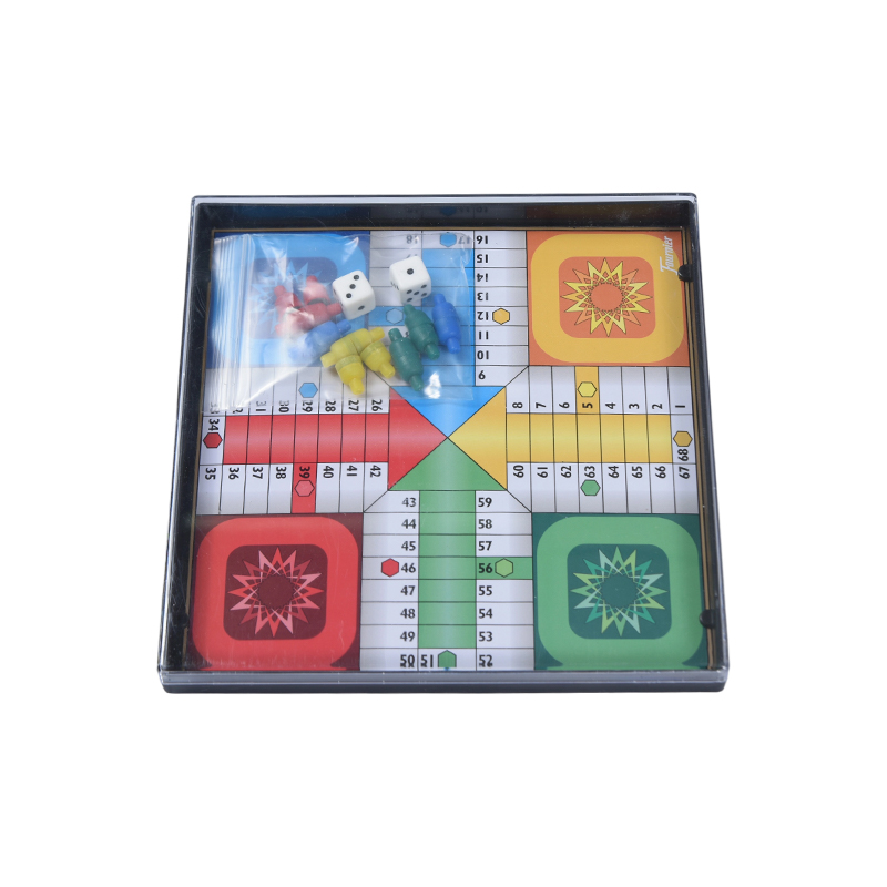 Carcasă acrilică clară Joc Ludo clasic