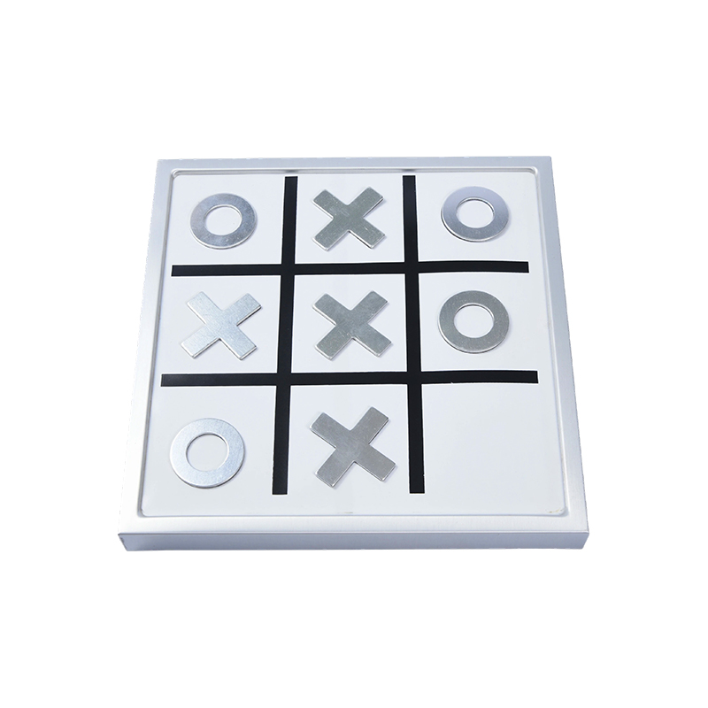 Joc Modern Metal Tic-Tac-Toe Ediție Desktop