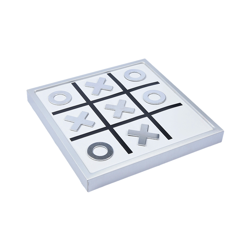 Joc Modern Metal Tic-Tac-Toe Ediție Desktop