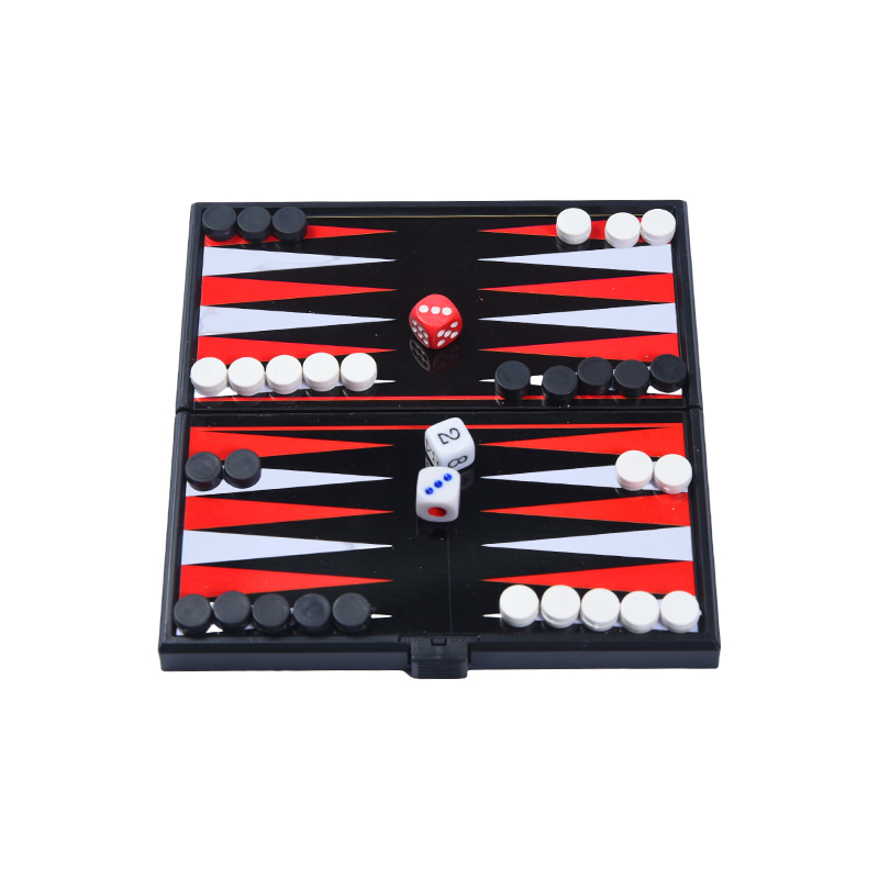 Set de joc de table portabil magnetic cu două fețe