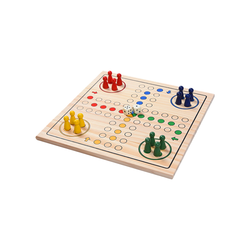 Family Entertainment Edition Classic LUDO Joc de masă din lemn