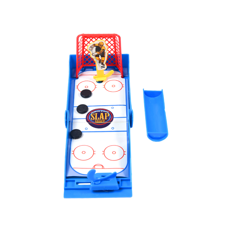 Joc compact de hochei pe gheață de birou cu lansare cu primăvară Slap Shot Mini joc de hochei