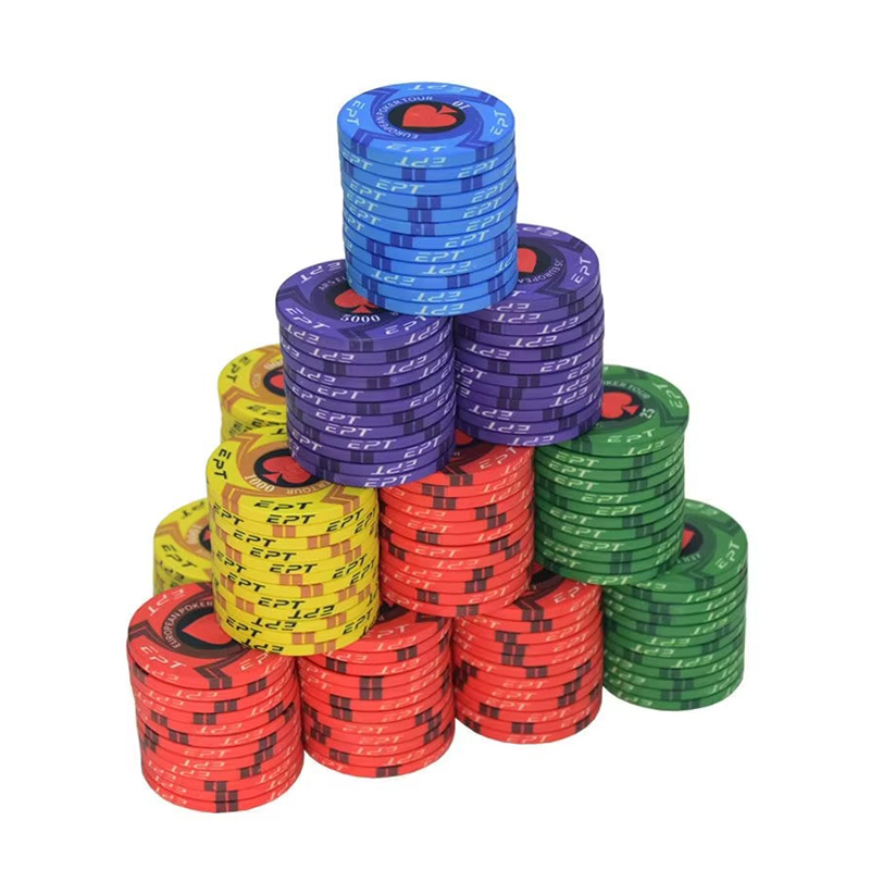 Jetoane de poker ceramice personalizate - Calitate premium pentru o experiență autentică de cazinou