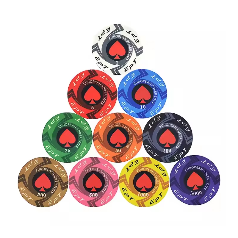 Jetoane de poker ceramice personalizate - Calitate premium pentru o experiență autentică de cazinou