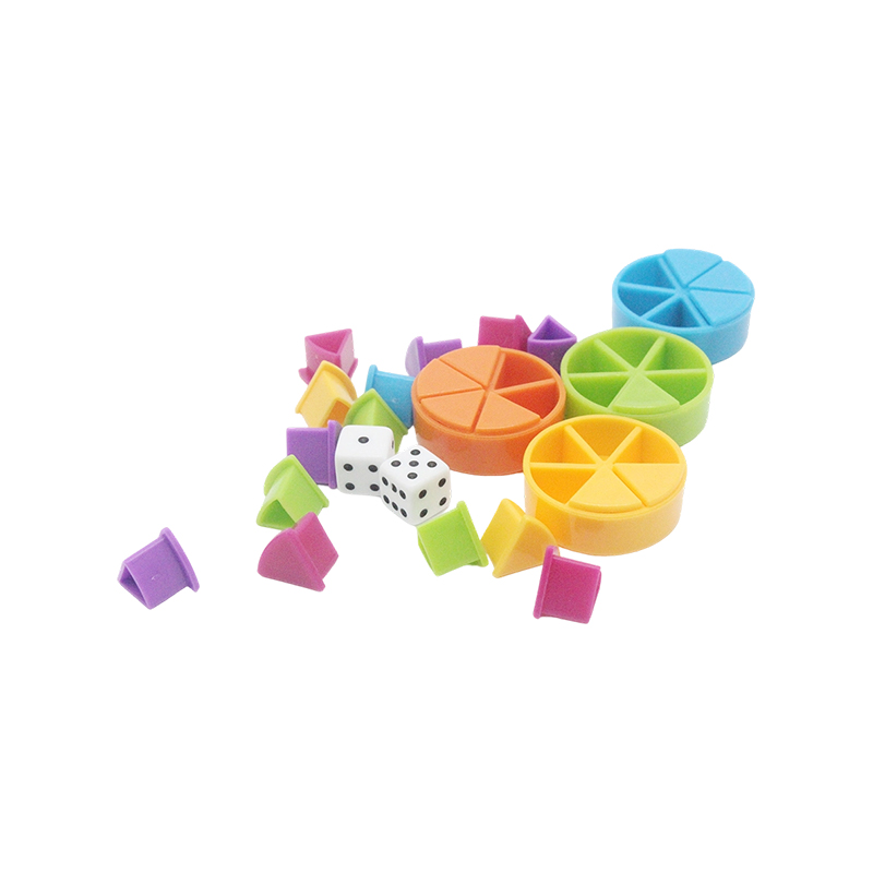 Rainbow Fraction Manipulative Set - Instrument de învățare cu coduri de culori