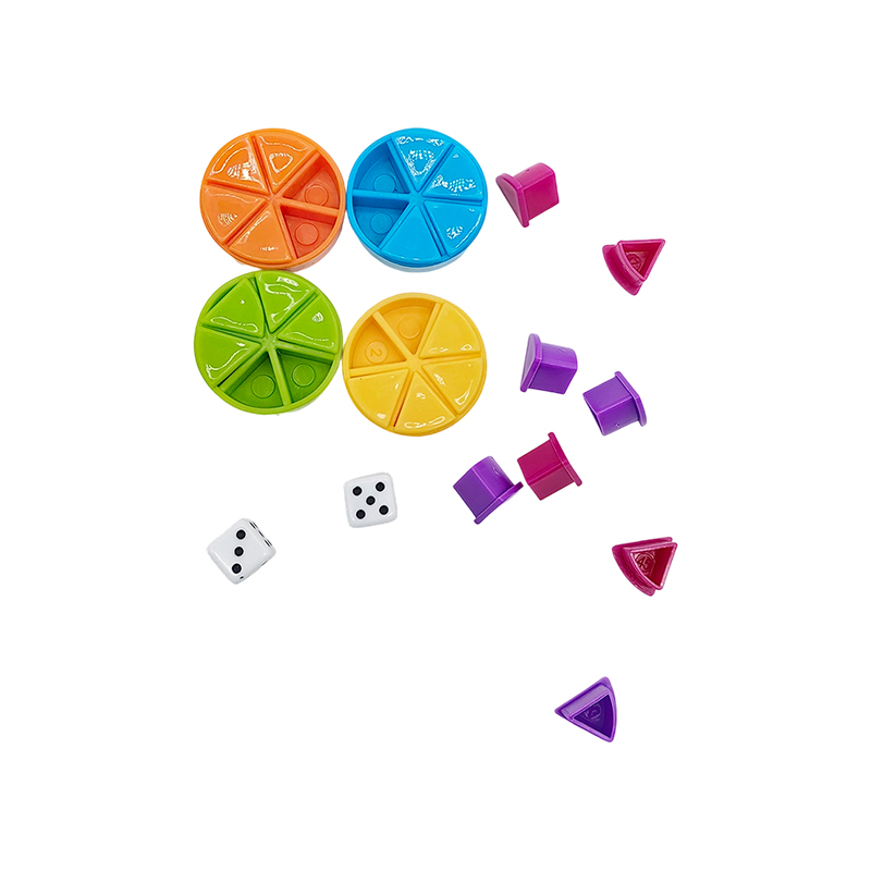 Rainbow Fraction Manipulative Set - Instrument de învățare cu coduri de culori