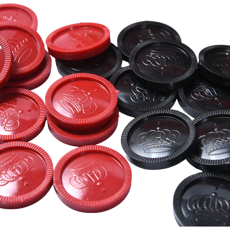 Set de dame clasice din plastic cu design interblocat