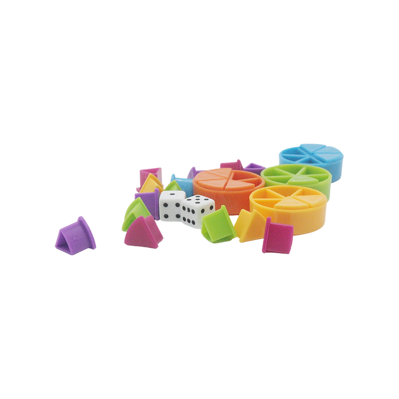 Rainbow Fraction Manipulative Set - Instrument de învățare cu coduri de culori