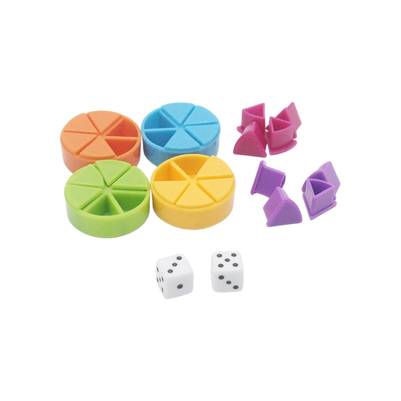 Rainbow Fraction Manipulative Set - Instrument de învățare cu coduri de culori
