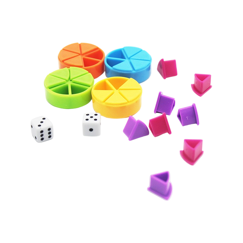 Rainbow Fraction Manipulative Set - Instrument de învățare cu coduri de culori