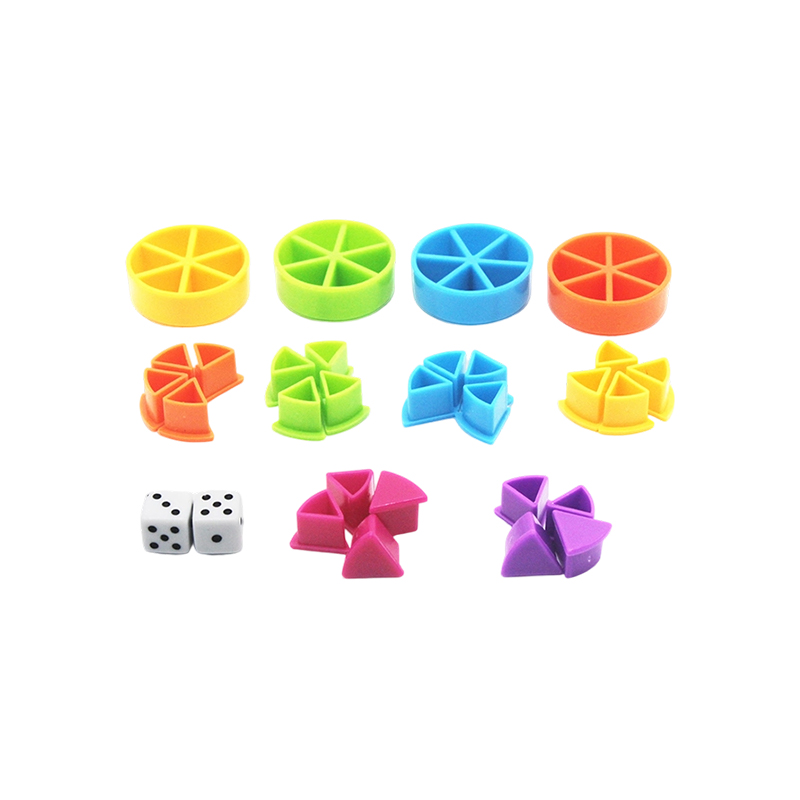 Rainbow Fraction Manipulative Set - Instrument de învățare cu coduri de culori